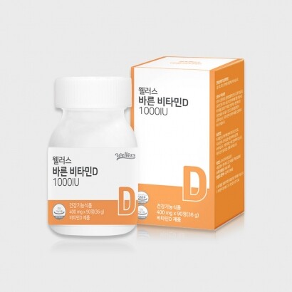 바른 비타민D 1000IU 건조효모 유래 (90정 3개월분)